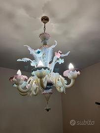 lampadario vetro murano