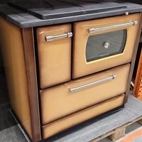 Cucina a legna con Forno 9kw Piano in Ghisa Nuove 