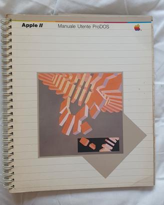 Manuale utente PorDOS Apple II vintage