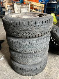 Gomme + cerchi Fiat 600 +ruotino