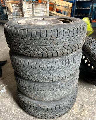 Gomme + cerchi Fiat 600 +ruotino