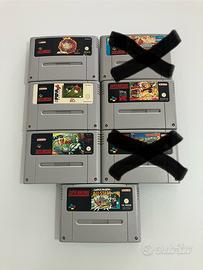 Cartucce super Nintendo