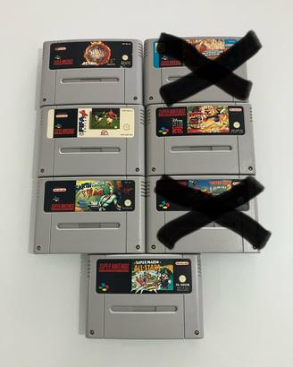 Cartucce super Nintendo