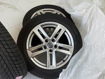 Cerchi audi a4  225 50 17 Completi