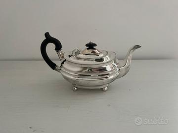 Teiera antica silver plated con piedini anni 900