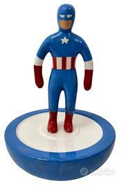 Scultura Subbuteo Gigante Capitan America Firmato