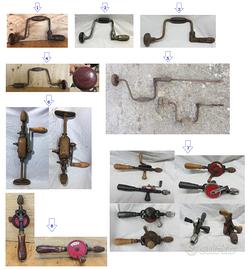 Trapano manuale attrezzi falegname Awanf pialla