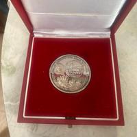 Medaglia argento “scoperta americhe 500 anni crisf