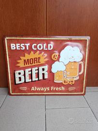 targa birra pub vintage