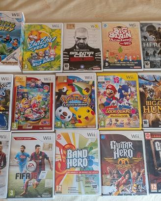 Lotto 21 Giochi Nintendo Wii (Singoli o Blocco)