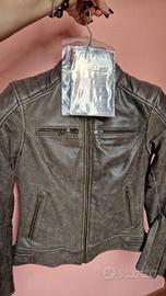 Giacca in pelle da moto per donna
