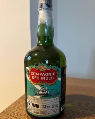 Rum Uitvlugt 18 Compagnie Des Indes 57,9% Guyana