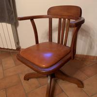 Sedia girevole liberty americana primi 900