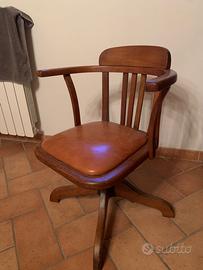 Sedia girevole liberty americana primi 900