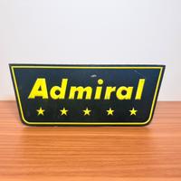 CARTELLINO PUBBLICITARIO RADIO TV ADMIRAL 1959