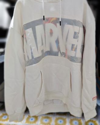 Felpa Marvel Bianca "Pull&Bear"