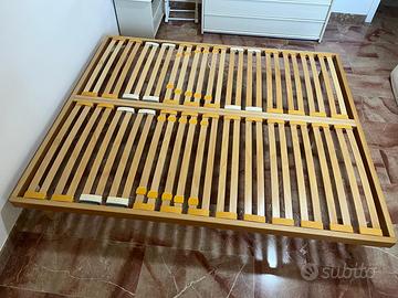 Rete Matrimoniale a Doghe in Legno DORSAL