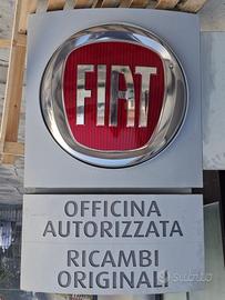 Insegna luminosa Fiat originale (135x170 cm)