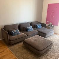 DIVANO con pouff Ikea