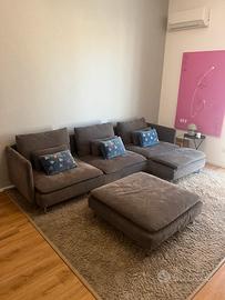 DIVANO con pouff Ikea