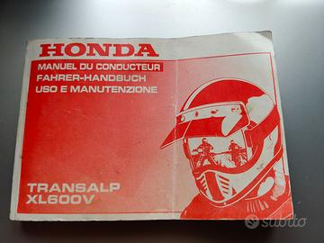 Manuale uso e manutenzione Honda Transalp