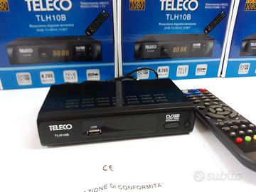 NEW DECODER DVB T2 CON TELECOMANDO 2 IN 1