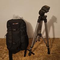 zaino kef concept tracolla fotografico treppiede 