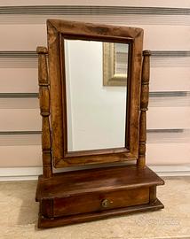 Specchio da toilette antico in legno - primi ‘900