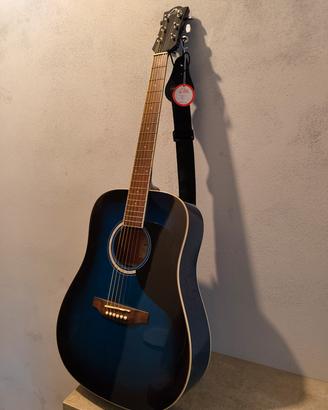 chitarra acustica Eko Ranger 6 blu
