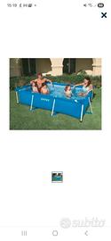 piscina intex con accessori e pastiglie per il clo