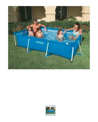 piscina intex con accessori e pastiglie per il clo
