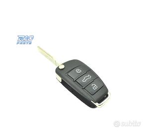 CALOTTA CHIAVE AUDI QUADRATA 3 PULSANTI SPADA LATE
