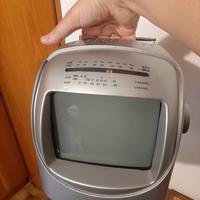 Mini TV radio portatile vintage