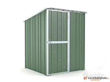 Casetta giardino in Acciaio 1.55x175cm verde