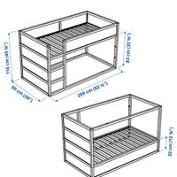 Letto singolo a soppalco ikea
