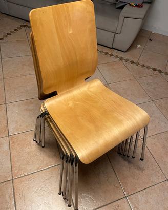 Sedie IKEA in legno