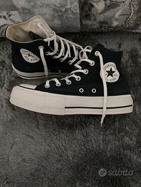 converse nere 37.5 basse