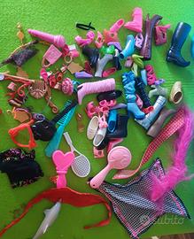 Lotto misto accessori Bambole Barbie e altre