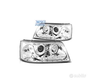 FARI VOLKSWAGEN VW T5 03-09 LUCE DIURNA FONDO CROM