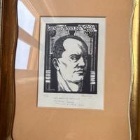 Quadro di benito mussolini