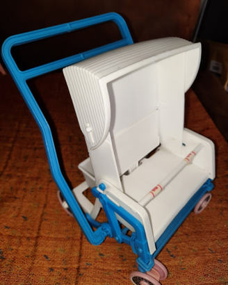 Barbie famiglia cuore passeggino gemellare
