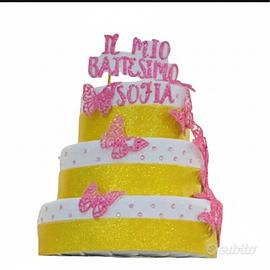 Torta Scenografica Battesimo Sofia