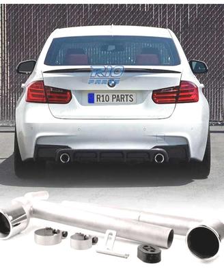 KIT SCARICO CON TERMINALI BMW F30 F31 LOOK M PERFO