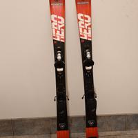 SCI ROSSIGNOL HERO 120 BASTONCINI SALOMON  BAMBINI