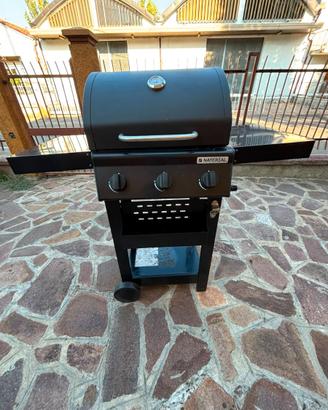 Barbecue a gas Naterial 3 fuochi