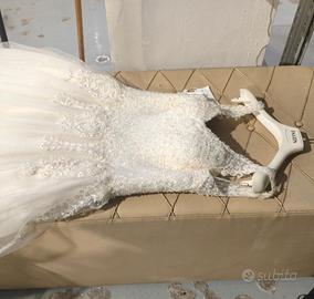 Abito da sposa nuovo con cartellino taglia 46