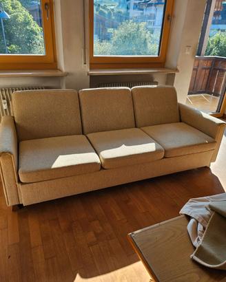 Divano 3 posti + 2 Poltrone – RIVESTIMENTO NUOVO!