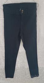 JEANS DONNA CALZEDONIA MUS MI,NERI ,VITA ALTA,