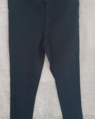 JEANS DONNA CALZEDONIA MUS MI,NERI ,VITA ALTA,