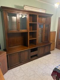 Mobile soggiorno arte povera vero legno